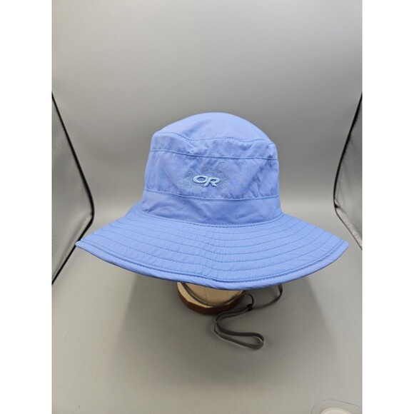 Outdoor Research Accessories - Outdoor Research Womens Blue Embroidered Sun Bucket Hat Large
